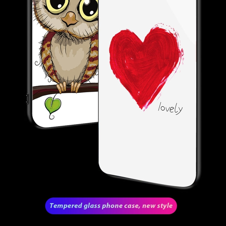 For Xiaomi Redmi A1+ Colorful Painted Glass Phone Case(Owl) - free shipping - PMC TechLife - Order now!