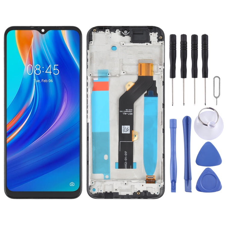 OEM LCD Screen For Tecno Spark 7T Digitizer Full Assembly with Frame - free shipping - PMC TechLife - Order now!