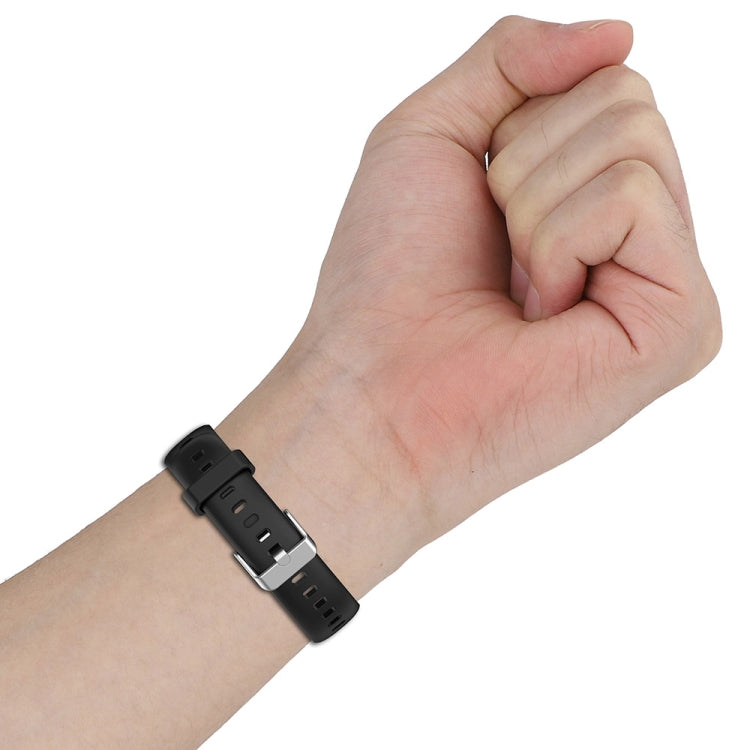 For Keep Band B5 / B4 / B4 Lite 16mm Glossy Surface Silicone Watch Band(Pine Green) - Watch Bands by PMC TechLife | Online Shopping South Africa | PMC TechLife | Buy Now Pay Later Mobicred