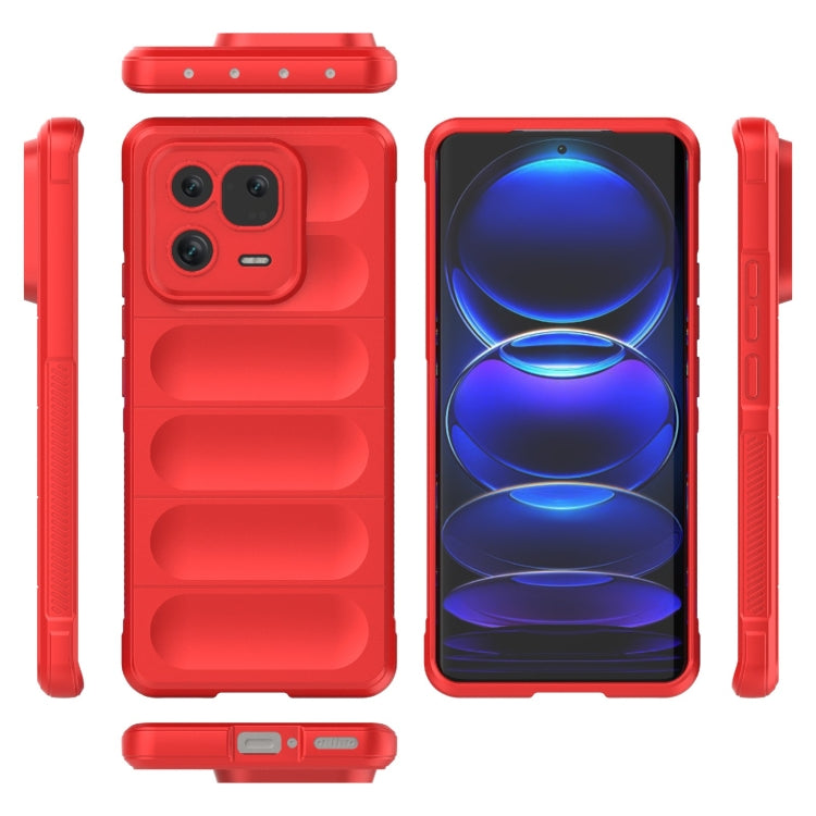 For Xiaomi 13 Pro 5G Magic Shield TPU + Flannel Phone Case(Grey) - free shipping - PMC TechLife - Order now!