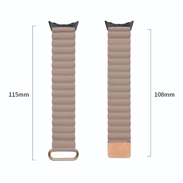 For Google Pixel Watch Reverse Buckle Magnetic Genuine Leather Watch Band(Green) - free shipping - PMC TechLife - Order now!