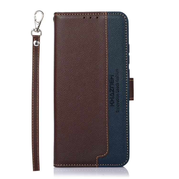 For Xiaomi Redmi Note 12S 4G KHAZNEH Litchi Texture Leather RFID Phone Case(Brown) - free shipping - PMC TechLife - Order now!