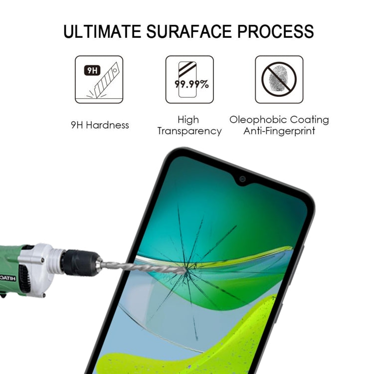 For Motorola Moto E13 Full Glue Full Cover Screen Protector Tempered Glass Film - free shipping - PMC TechLife - Order now!