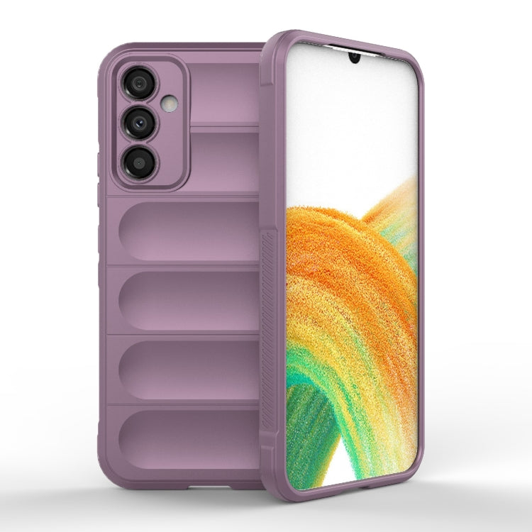 For Samsung Galaxy A34 5G Magic Shield TPU + Flannel Phone Case(Purple) - free shipping - PMC TechLife - Order now!