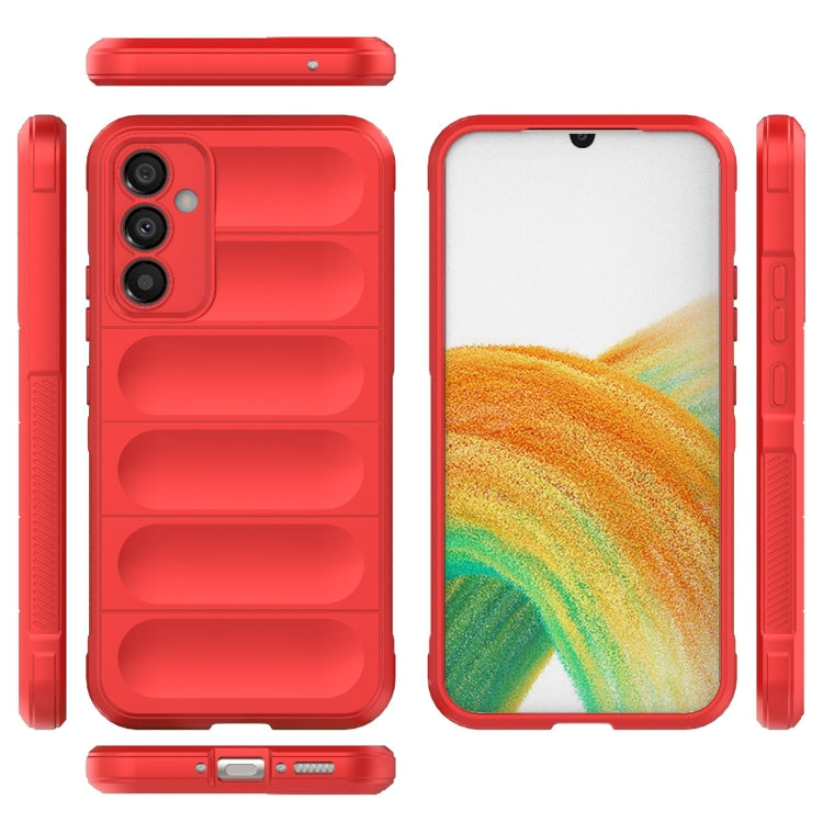 For Samsung Galaxy A34 5G Magic Shield TPU + Flannel Phone Case(Purple) - free shipping - PMC TechLife - Order now!