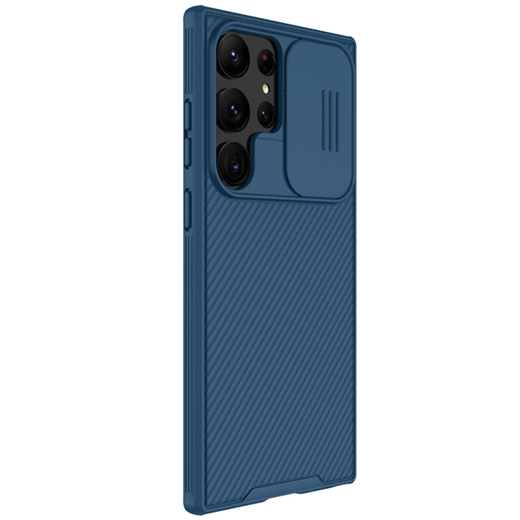 For Samsung Galaxy S23 Ultra 5G NILLKIN Black Mirror Pro Series Camshield Phone Case(Blue) - Galaxy S23 Ultra 5G Cases by NILLKIN | Online Shopping South Africa | PMC Jewellery