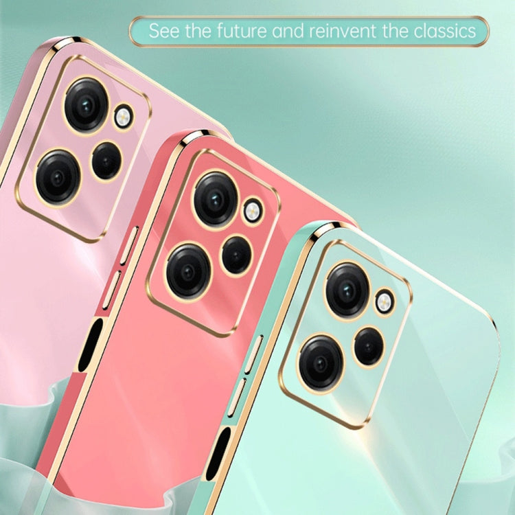 For Xiaomi Redmi Note 12 Pro Speed XINLI Straight Edge 6D Electroplate TPU Phone Case(Hawthorn Red) - free shipping - PMC TechLife - Order now!