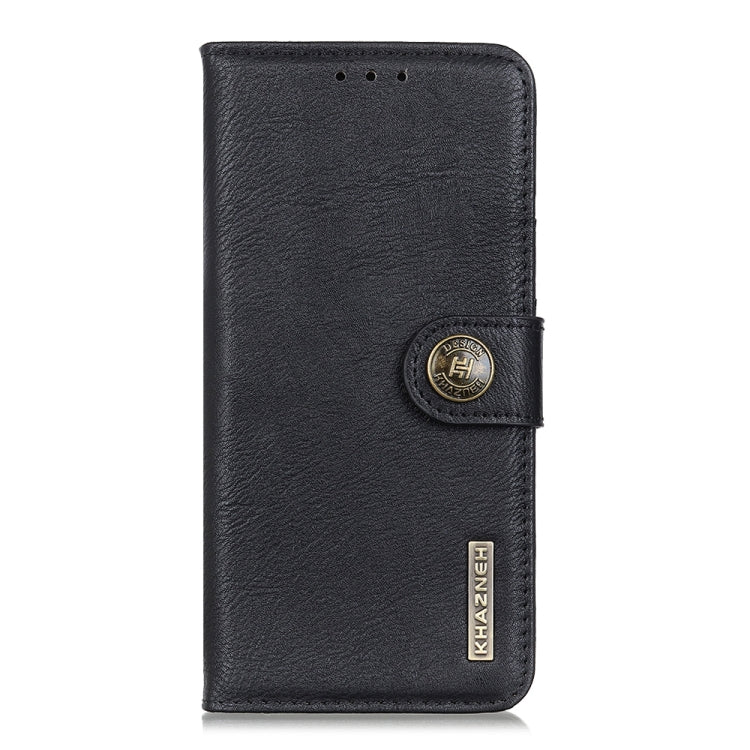 For Xiaomi Redmi 11A / 12C KHAZNEH Cowhide Texture Flip Leather Phone Case(Black) - free shipping - PMC TechLife - Order now!