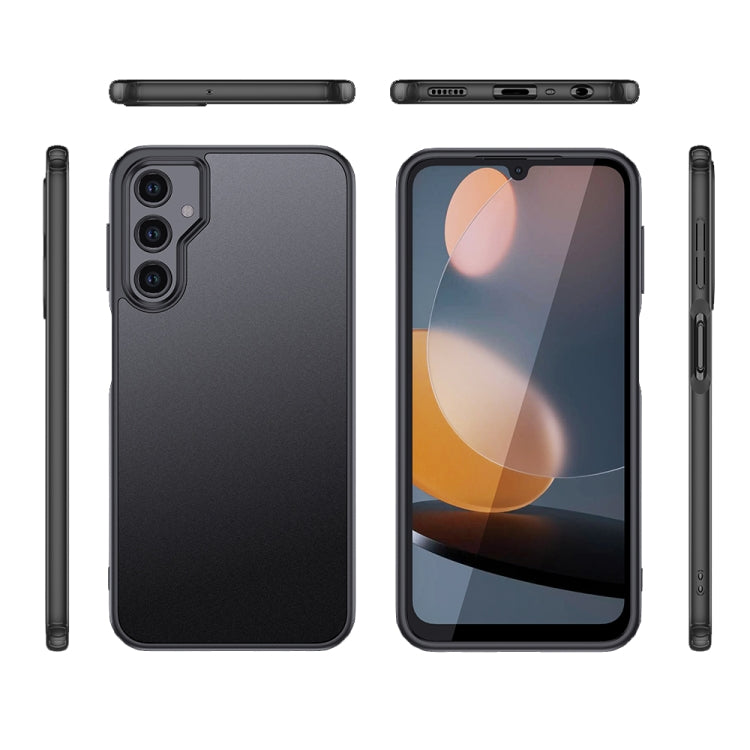 For Samsung Galaxy A24 4G Armor Clear TPU Hard PC Phone Case(Matte Black) - free shipping - PMC TechLife - Order now!
