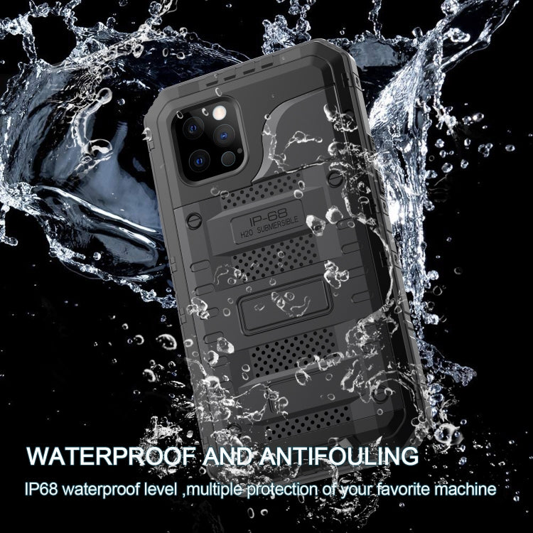 For iPhone 14 Pro Max RedPepper Wolf 360 Full Body Rugged Life Waterproof Phone Case(Black) - iPhone 14 Pro Max Cases by RedPepper | Online Shopping South Africa | PMC TechLife | Buy Now Pay Later Mobicred