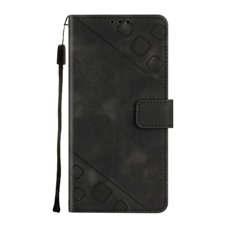 For Infinix Smart 6 Plus X6823 Skin-feel Embossed Leather Phone Case(Black) - free shipping - PMC TechLife - Order now!