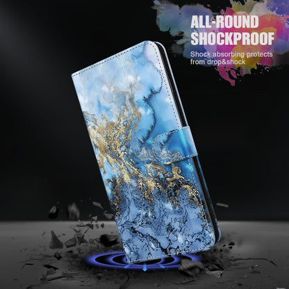 For Motorola Moto E13 3D Painting Pattern Leather Phone Case(Milky Way) - Motorola Cases by PMC Jewellery | Online Shopping South Africa | PMC Jewellery