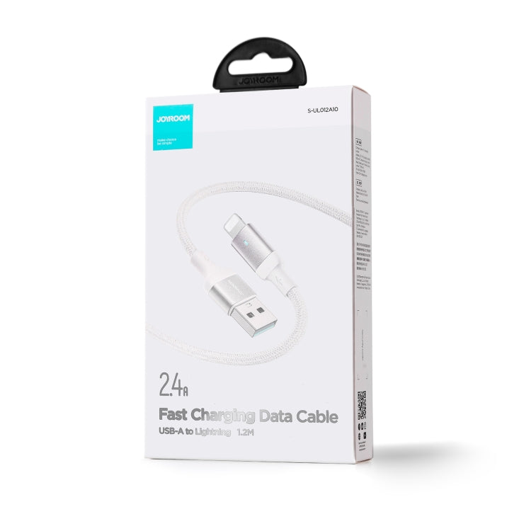 JOYROOM S-UL012A10 Extraordinary Series 2.4A USB-A to 8 Pin Fast Charging Data Cable, Cable Length:1.2m(White) - Normal Style Cable by JOYROOM | Online Shopping South Africa | PMC Jewellery