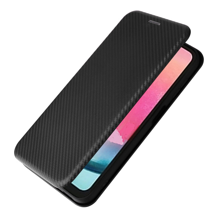 For Samsung Galaxy A24 4G Carbon Fiber Texture Flip Leather Phone Case(Black) - free shipping - PMC TechLife - Order now!