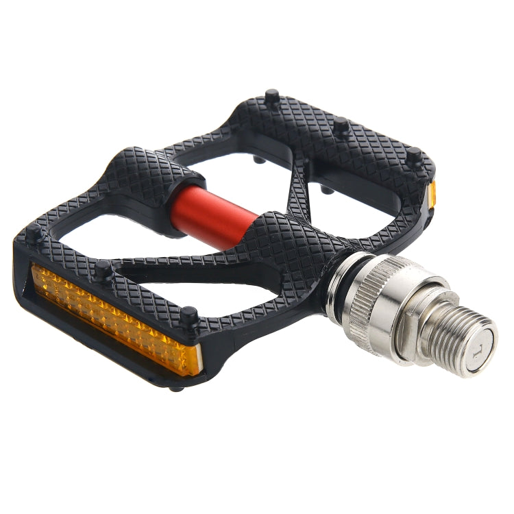 QR610 1 Pair Carbon Fiber Bicycle Quick Release Pedals(Red Axis) - Pedals by PMC TechLife | Online Shopping South Africa | PMC TechLife