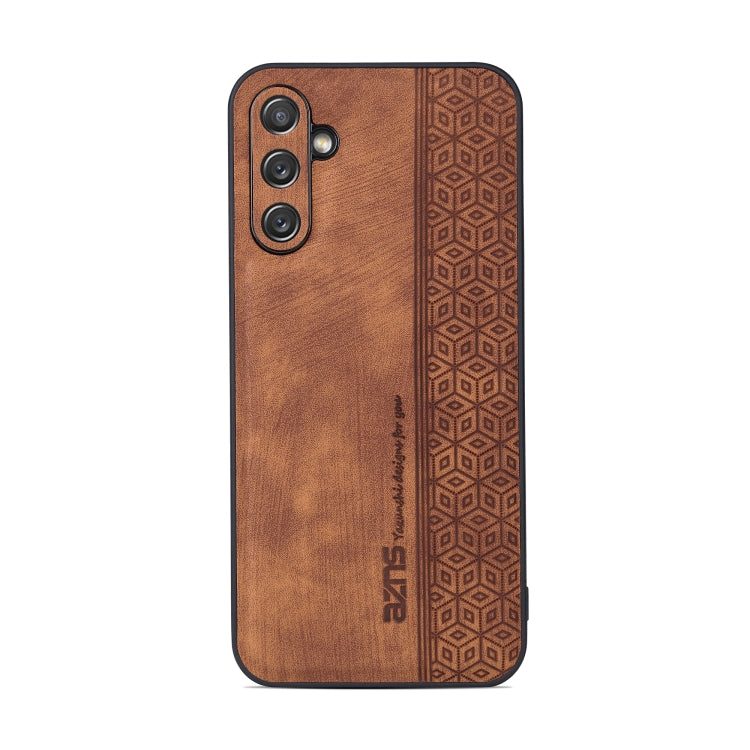 For Samsung Galaxy A24 4G AZNS 3D Embossed Skin Feel Phone Case(Brown) - free shipping - PMC TechLife - Order now!