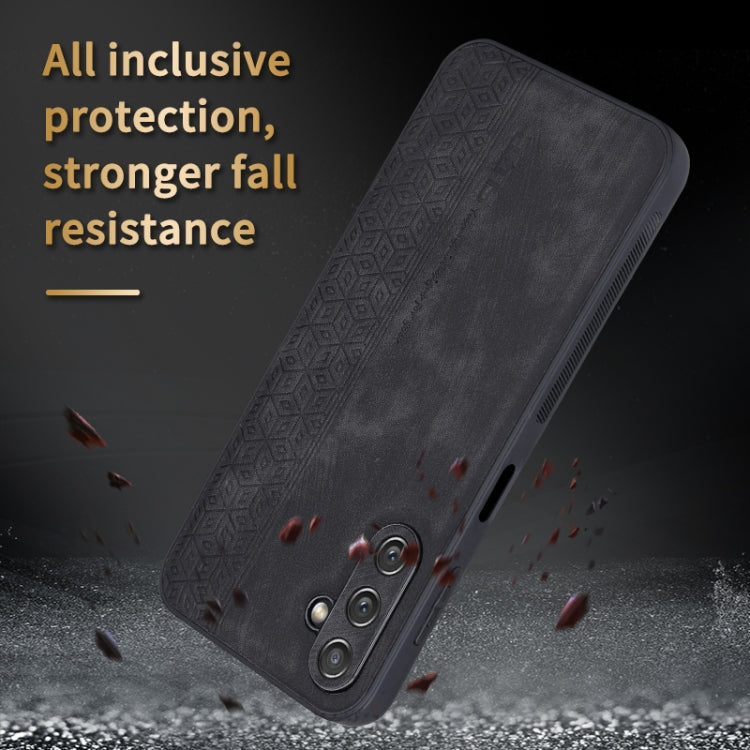 For Samsung Galaxy A24 4G AZNS 3D Embossed Skin Feel Phone Case(Brown) - free shipping - PMC TechLife - Order now!