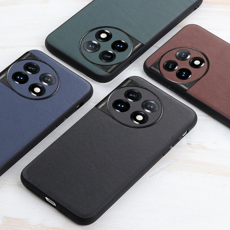For OnePlus Ace 2 / 11R Lambskin Texture Genuine Leather Phone Case(Green) - free shipping - PMC TechLife - Order now!