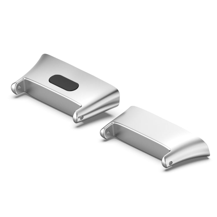 For Xiaomi Redmi Watch 3 / Mi Watch Lite 3 1 Pair Metal Watch Band Connector(Silver) -  by PMC Jewellery | Online Shopping South Africa | PMC Jewellery