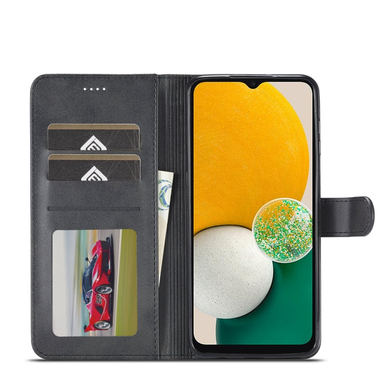 For Samsung Galaxy A24 4G / 5G LC.IMEEKE Calf Texture Leather Phone Case(Black) - free shipping - PMC TechLife - Order now!
