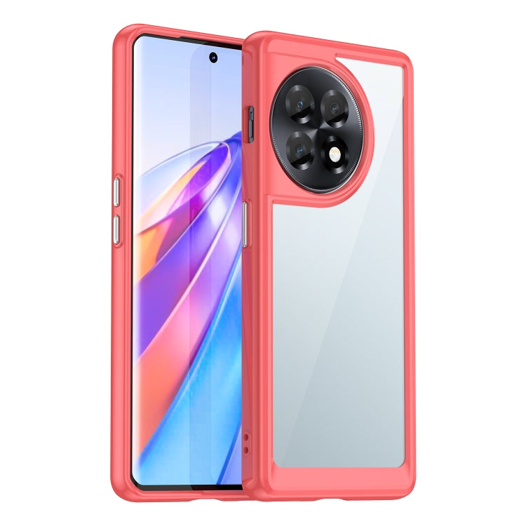 For OnePlus 11R 5G Colorful Series Acrylic + TPU Phone Case(Red) - free shipping - PMC TechLife - Order now!