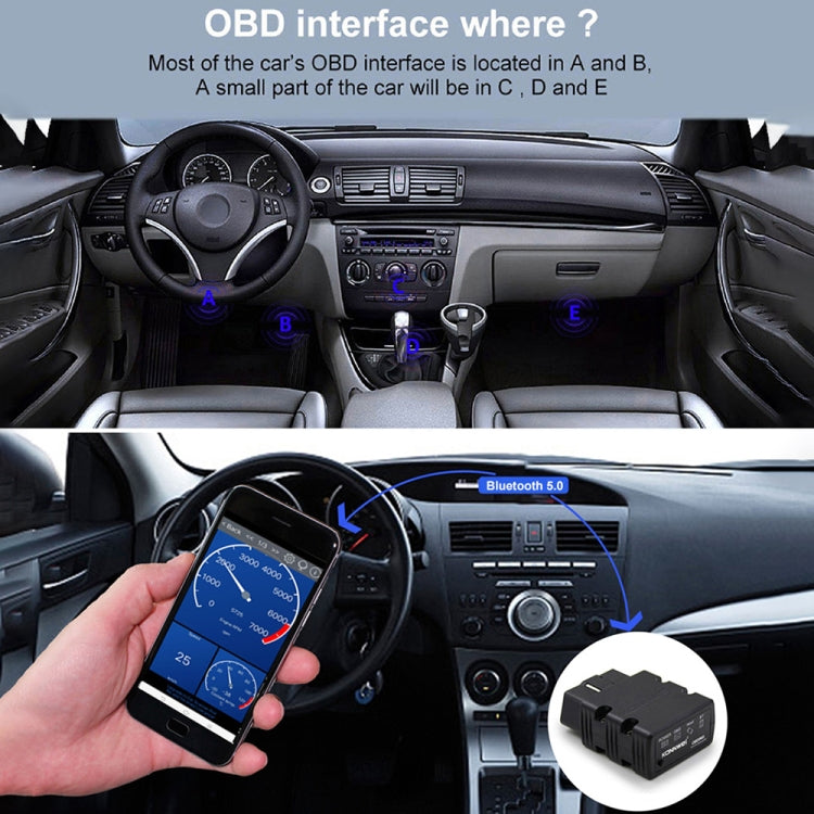 KONNWEI KW902 Bluetooth 5.0 OBD2 Car Fault Diagnostic Scan Tools Support IOS / Android(Green) - Code Readers & Scan Tools by KONNWEI | Online Shopping South Africa | PMC TechLife | Buy Now Pay Later Mobicred