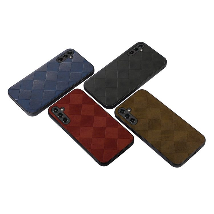 For Samsung Galaxy A24 4G Weave Plaid PU Phone Case(Green) - free shipping - PMC TechLife - Order now!