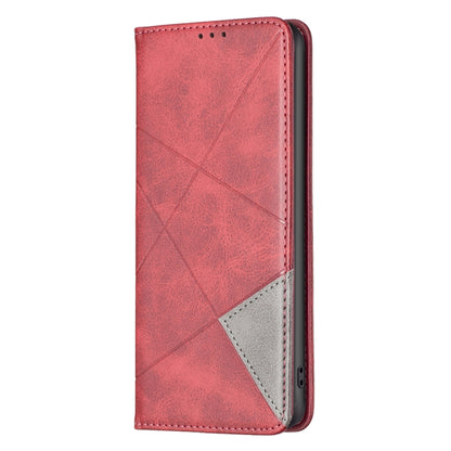 For Nokia G22 Prismatic Invisible Magnetic Leather Phone Case(Red) - Nokia Cases by PMC Jewellery | Online Shopping South Africa | PMC Jewellery