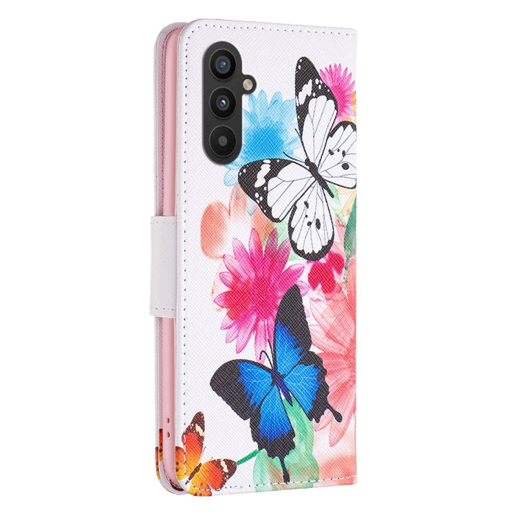 For Samsung Galaxy A24 4G Colored Drawing Pattern Leather Phone Case(Butterflies) - free shipping - PMC TechLife - Order now!