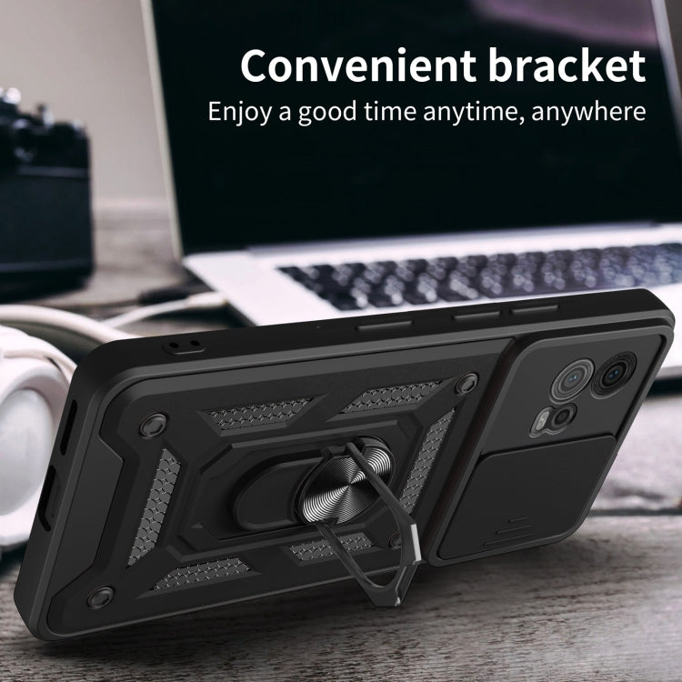 For Motorola Moto G72 Sliding Camera Cover Design TPU+PC Phone Case(Red) - free shipping - PMC TechLife - Order now!
