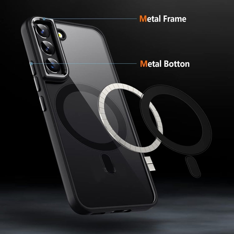 For Samsung Galaxy S23+ 5G Acrylic PC MagSafe Magnetic Phone Case(Black) - Galaxy S23+ 5G Cases by PMC TechLife | Online Shopping South Africa | PMC TechLife