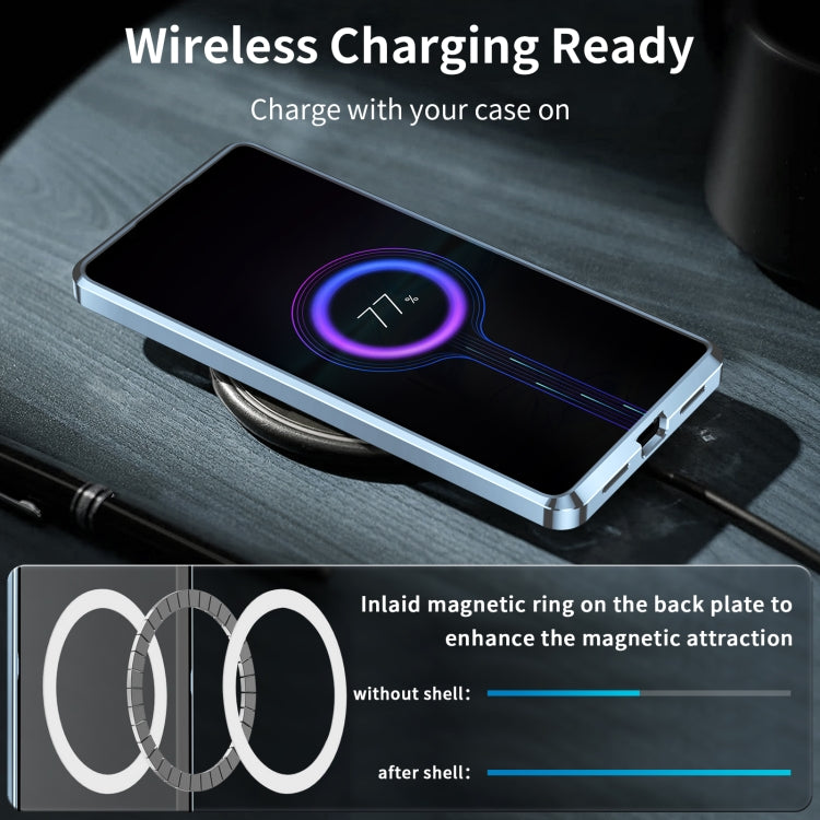 For Xiaomi 13 Pro MagSafe Magnetic Frosted Metal Phone Case(Blue) - Xiaomi Cases by PMC TechLife | Online Shopping South Africa | PMC TechLife | Buy Now Pay Later Mobicred