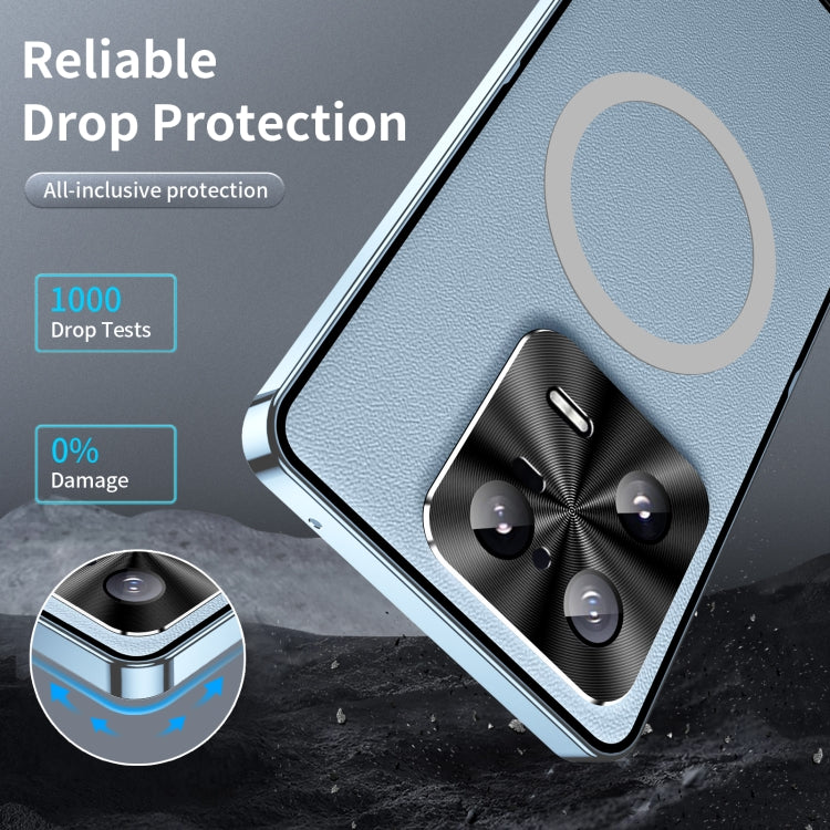 For Xiaomi 13 Pro MagSafe Magnetic Frosted Metal Phone Case(Blue) - Xiaomi Cases by PMC TechLife | Online Shopping South Africa | PMC TechLife | Buy Now Pay Later Mobicred
