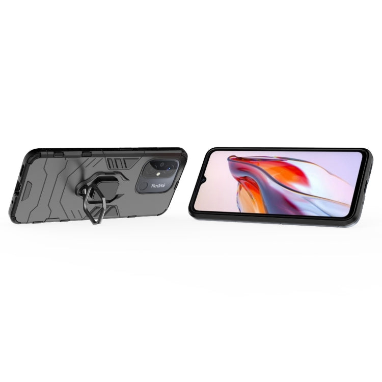 For Xiaomi Redmi 12C Magnetic Ring Holder PC + TPU Phone Case(Black) - free shipping - PMC TechLife - Order now!