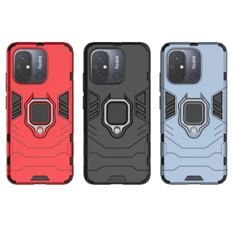 For Xiaomi Redmi 12C Magnetic Ring Holder PC + TPU Phone Case(Black) - free shipping - PMC TechLife - Order now!
