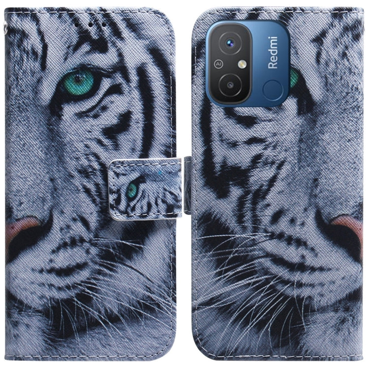 For Xiaomi Redmi 12C / 11A Coloured Drawing Flip Leather Phone Case(Tiger) - free shipping - PMC TechLife - Order now!