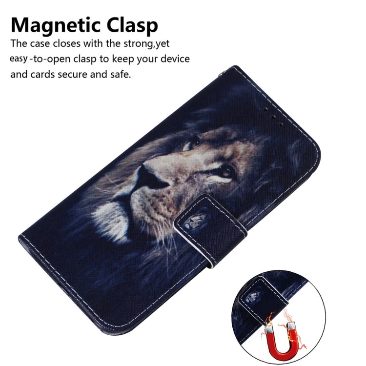 For Xiaomi Redmi 12C / 11A Coloured Drawing Flip Leather Phone Case(Lion) - free shipping - PMC TechLife - Order now!