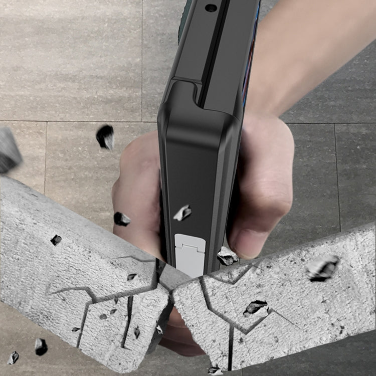 For OPPO Find N2 GKK Magnetic Hinge Flip Leather Phone Case with Holder(Black) - free shipping - PMC TechLife - Order now!