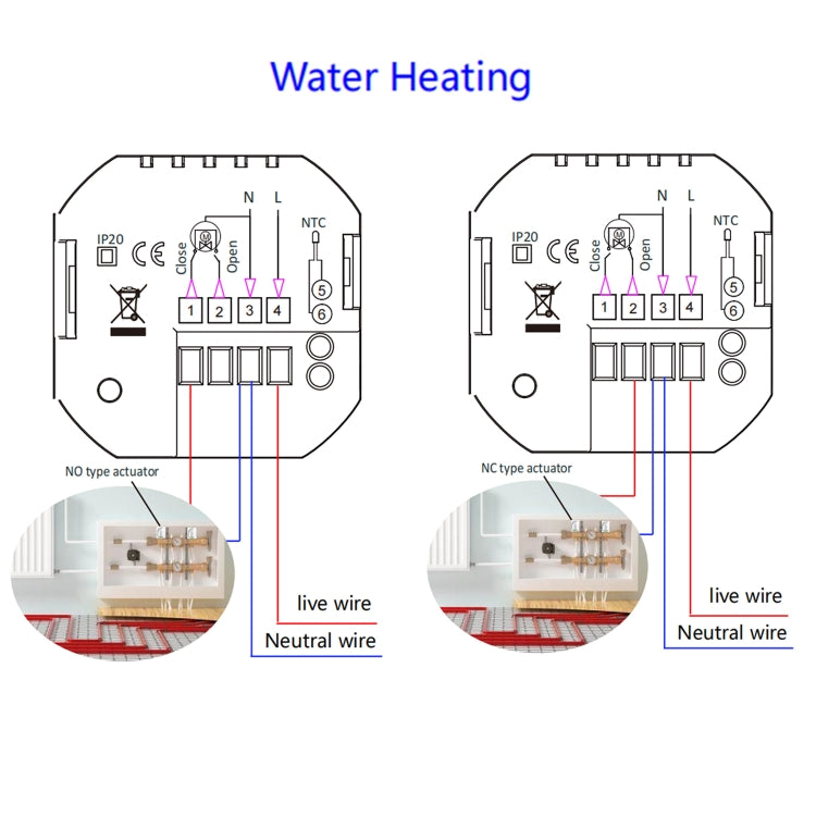 BHT-2002GALM 220V Smart Home Heating Thermostat Water Heating WiFi Thermostat(Black) - Thermostat & Thermometer by PMC Jewellery | Online Shopping South Africa | PMC Jewellery