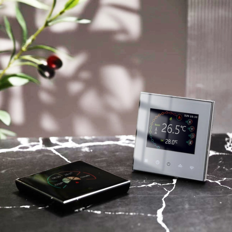 BHT-2002GCLM 220V Smart Home Heating Thermostat Boiler Heating WiFi Thermostat(Black) - Thermostat & Thermometer by PMC TechLife | Online Shopping South Africa | PMC TechLife