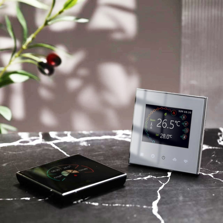 BHT-2002GBLM 220V Smart Home Heating Thermostat Electric Heating WiFi Thermostat with External Sensor Wire(Black) - Thermostat & Thermometer by PMC TechLife | Online Shopping South Africa | PMC TechLife