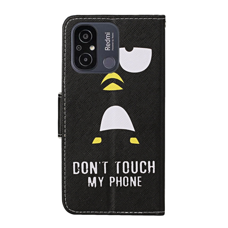 For Xiaomi Redmi 12C Colored Drawing Pattern Flip Leather Phone Case(Penguin) - free shipping - PMC TechLife - Order now!