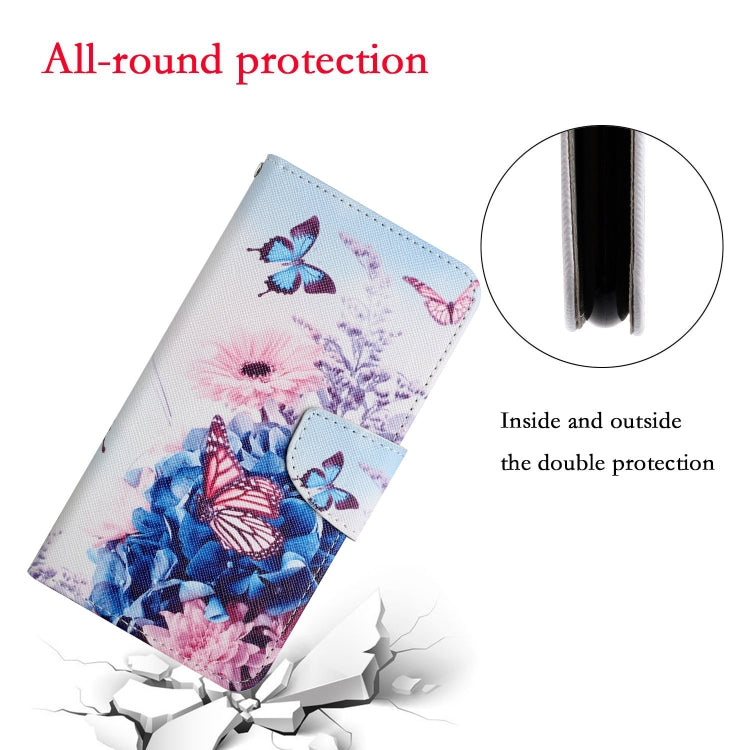 For Xiaomi Redmi 12C Colored Drawing Pattern Flip Leather Phone Case(Purple Butterfly) - free shipping - PMC TechLife - Order now!