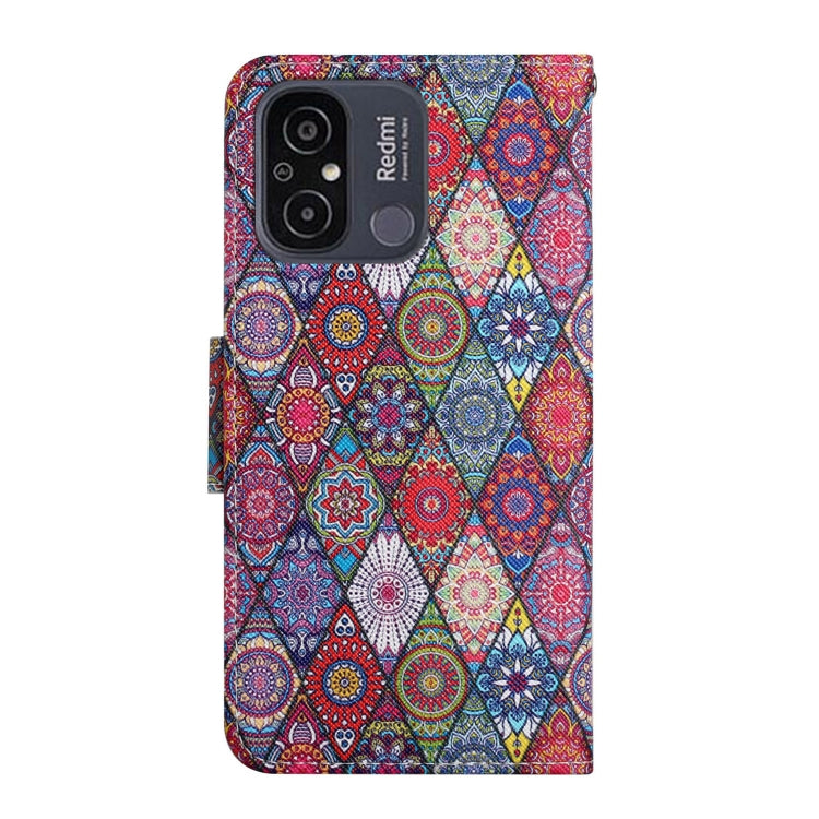 For Xiaomi Redmi 12C Colored Drawing Pattern Flip Leather Phone Case(Diamond Kaleidoscope) - free shipping - PMC TechLife - Order now!