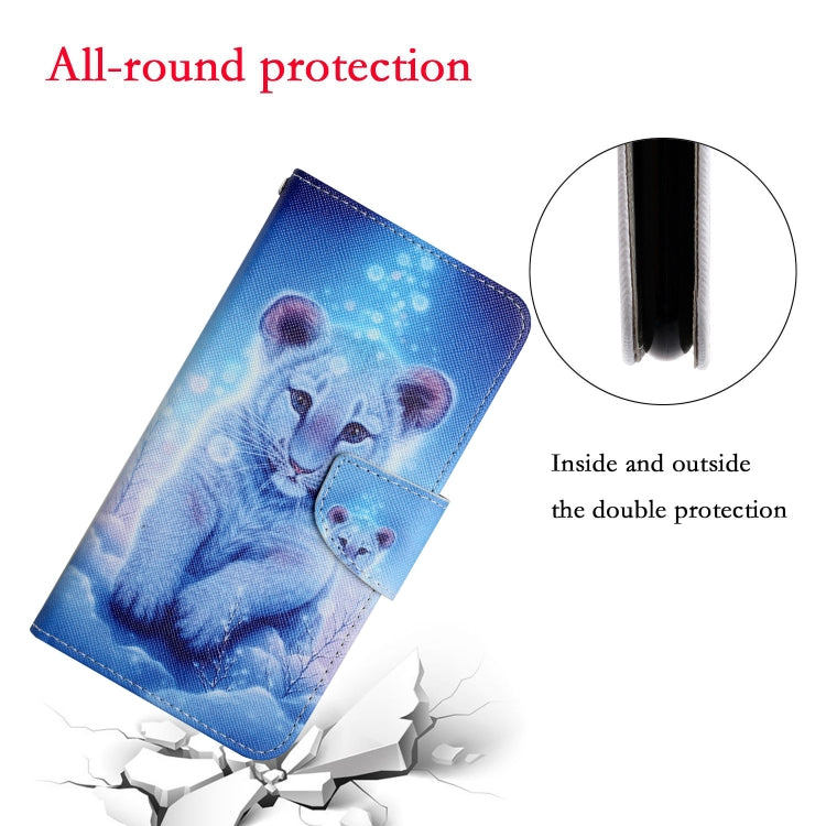For Xiaomi Redmi 12C Colored Drawing Pattern Flip Leather Phone Case(Little Leopard) - free shipping - PMC TechLife - Order now!