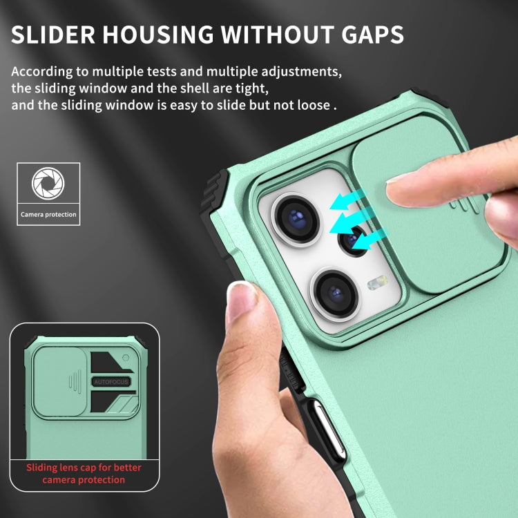 For Xiaomi Redmi Note 12 Pro 5G / Poco X5 Pro Stereoscopic Holder Sliding Camshield Phone Case(Light Blue) - free shipping - PMC TechLife - Order now!