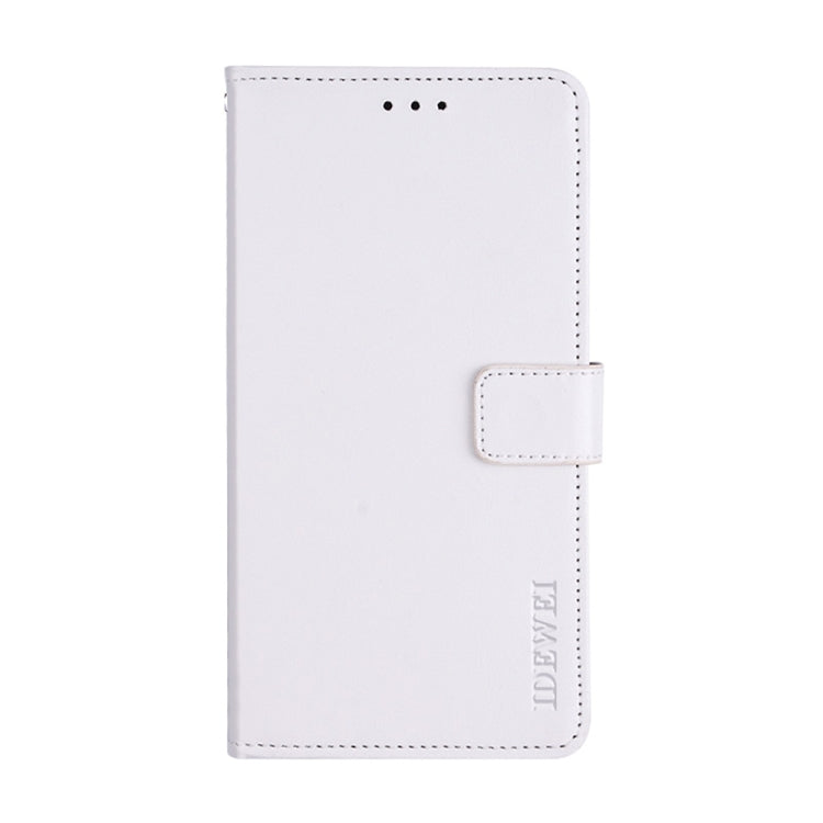 For Xiaomi Poco C55/Redmi 12C/Redmi 11A idewei Crazy Horse Texture Leather Phone Case with Holder(White) - free shipping - PMC TechLife - Order now!