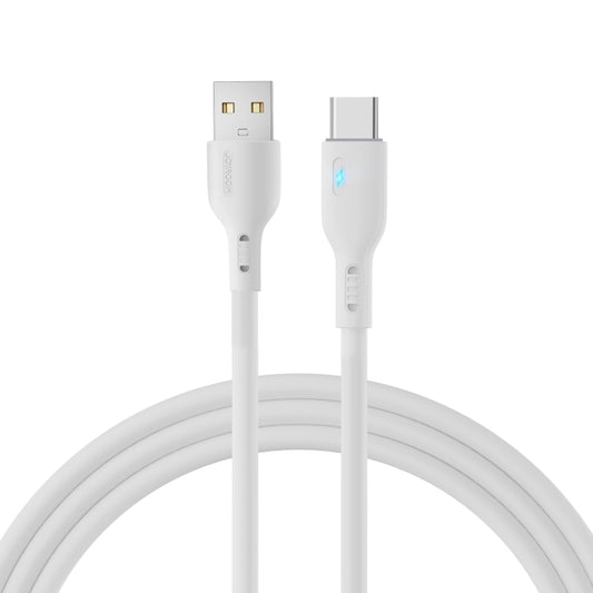 JOYROOM S-UC027A13 3A USB to USB-C / Type-C Fast Charging Data Cable, Length:1.2m(White) - USB-C & Type-C Cable by JOYROOM | Online Shopping South Africa | PMC Jewellery