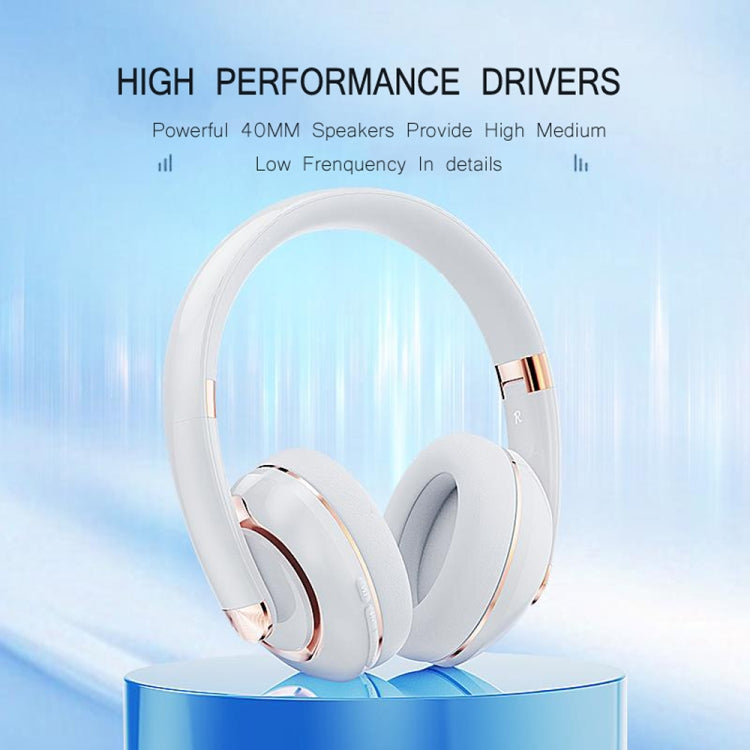 KE22 Folded Noise Reduction Wireless Bluetooth Headphones(Purple) - Headset & Headphone by PMC TechLife | Online Shopping South Africa | PMC TechLife