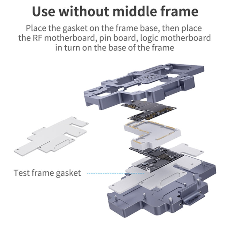 Qianli iSocket Motherboard Layered Test Fixture For iPhone 12 Series - free shipping - PMC TechLife - Order now!